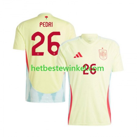 Spanje Pedri 26 Voetbalshirts Uit EK 2024